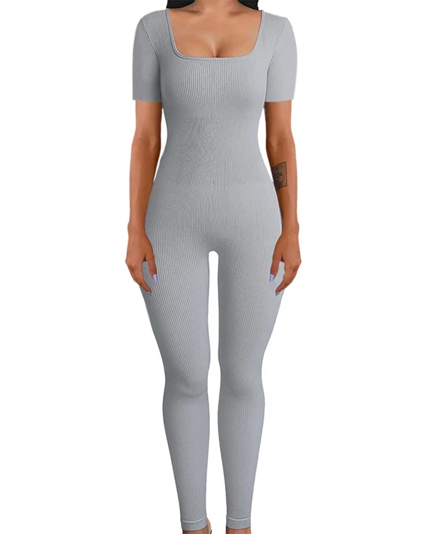 🔥Early Black Friday Sale--Jumpsuit with Tummy ControlPanel