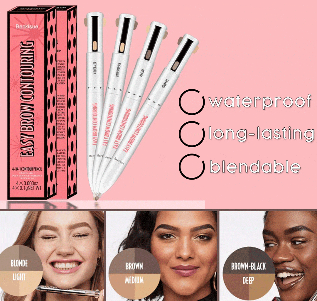 🔥Clearance Sale🔥4 In 1 Brow Contour Highlight Pen