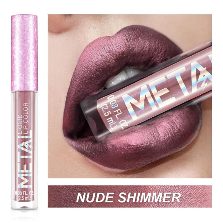 2024 NEW Glitter Metallic Liquid Lipstick Waterproof