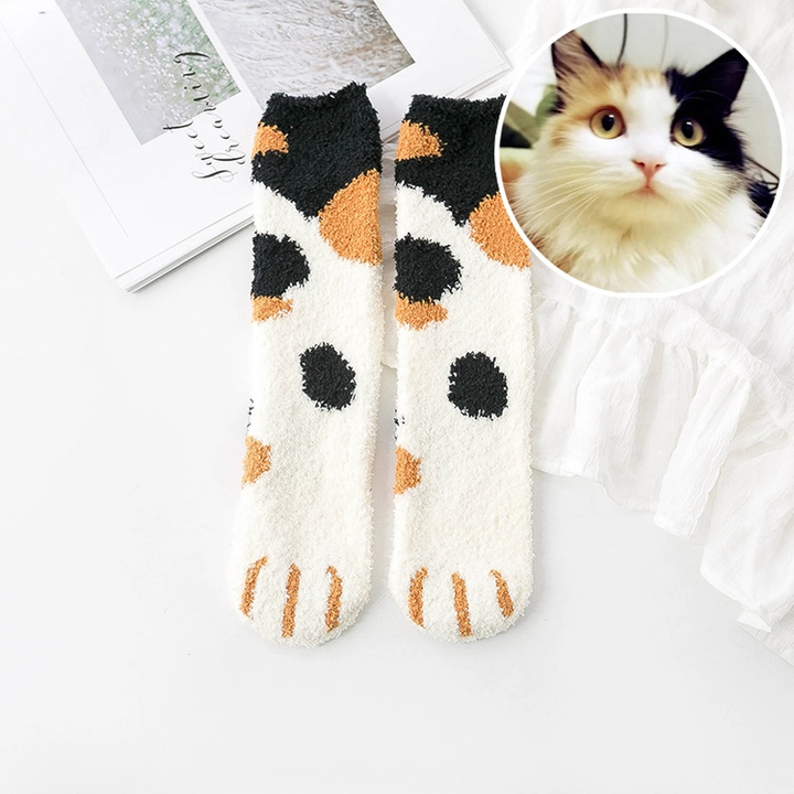 Cute Cat Cotton Socks