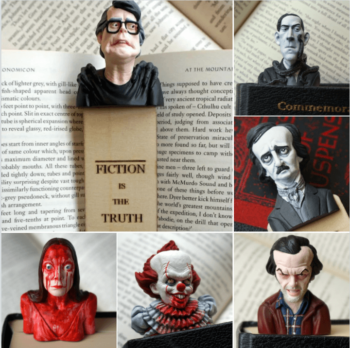 Horror bookmarks the best gift for fans of horror novels