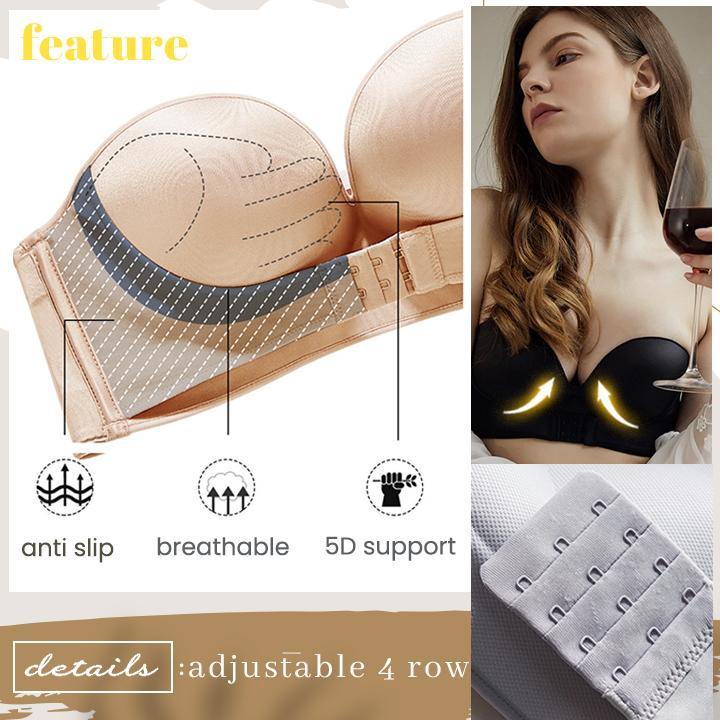 🔥HOT SALE🔥 Invisible Strapless Super Push Up Bra