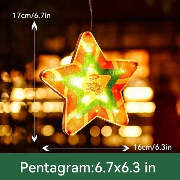 CHRISTMAS PRE-SALE 40%OFF NOW🎄Christmas Window Hanging Lights