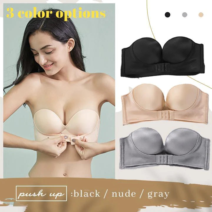 🔥HOT SALE🔥 Invisible Strapless Super Push Up Bra