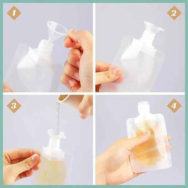 Portable Travel Fluid Makeup Packing Bag(10 Pcs)