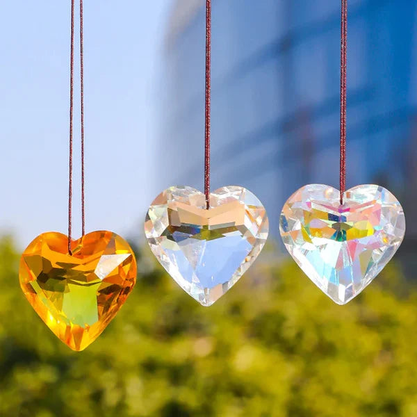 🔥LAST DAY 48% OFF 🔥 Hanging Heart Suncatcher Prism Crafts