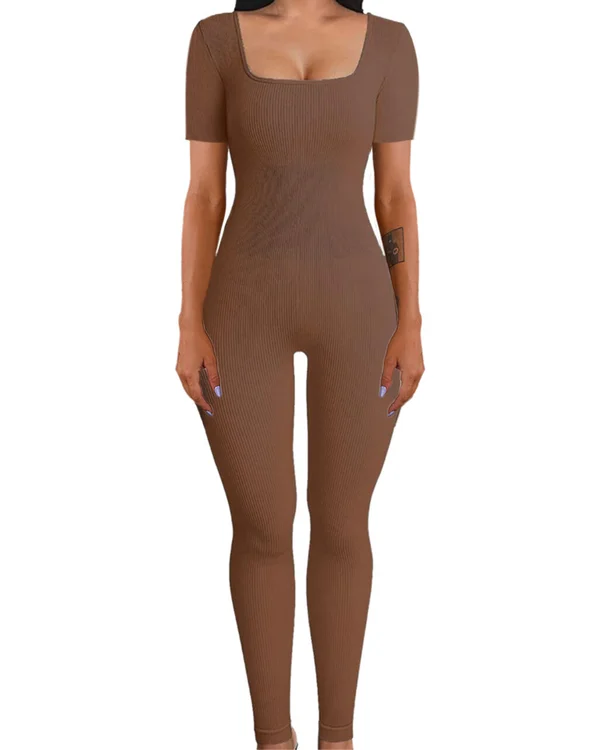 🔥Early Black Friday Sale--Jumpsuit with Tummy ControlPanel