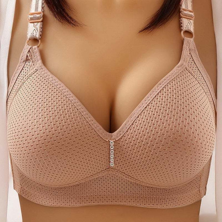 (🎁2024 New Year Hot Sale🎁)🔥Plus Size Bra Women Underwear Wire Free Comfort Soft Breathable🔥