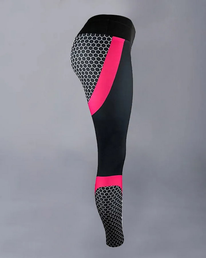 Colorblock Butt Lifting High Waist Sports Leggings