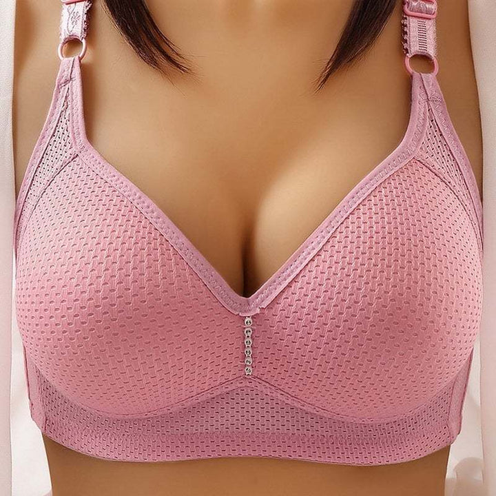 (🎁2024 New Year Hot Sale🎁)🔥Plus Size Bra Women Underwear Wire Free Comfort Soft Breathable🔥