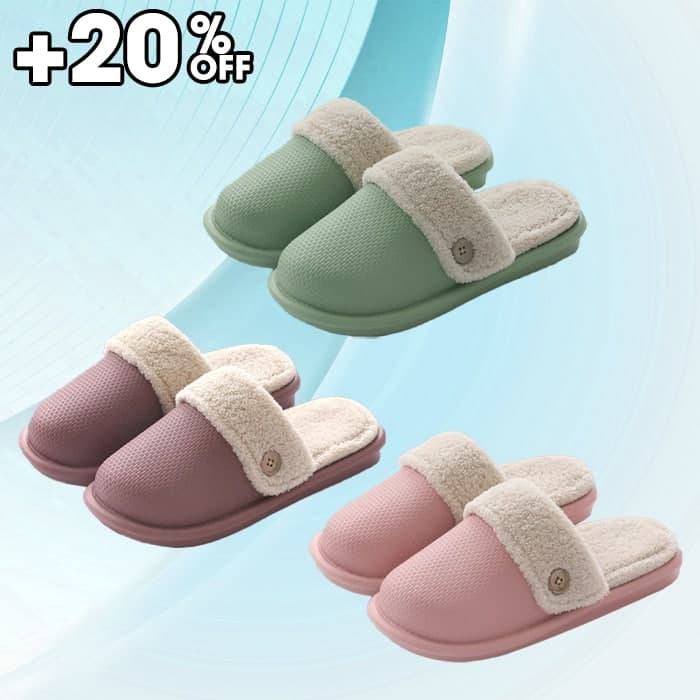 Mildly Slippers Removable Warm Comfortable Cotton Slippers