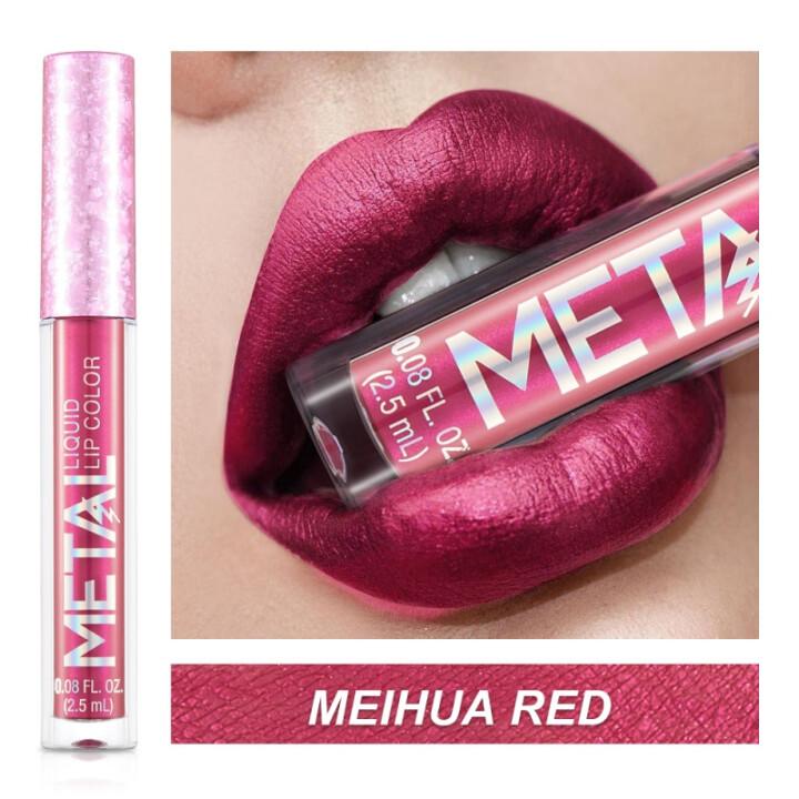 2024 NEW Glitter Metallic Liquid Lipstick Waterproof