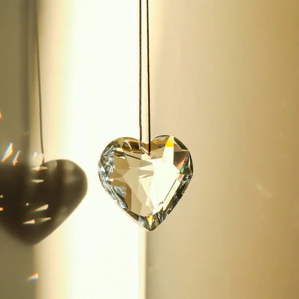 🔥LAST DAY 48% OFF 🔥 Hanging Heart Suncatcher Prism Crafts