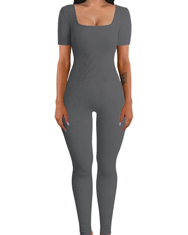 🔥Early Black Friday Sale--Jumpsuit with Tummy ControlPanel