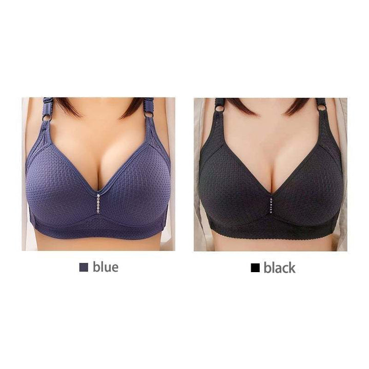 (🎁2024 New Year Hot Sale🎁)🔥Plus Size Bra Women Underwear Wire Free Comfort Soft Breathable🔥