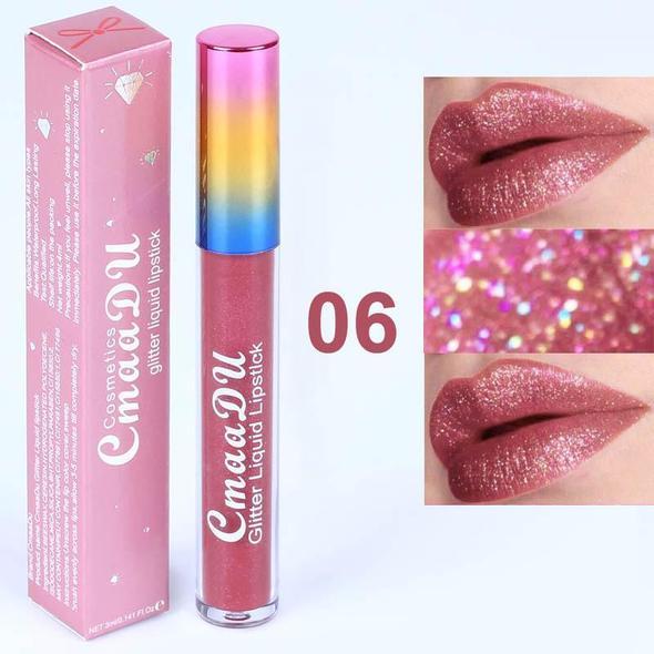 Glitter Waterproof Long Lasting Lip Gloss