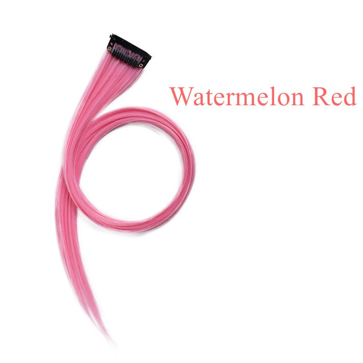 Colorful Hair Extensions Synthetic Hairpieces