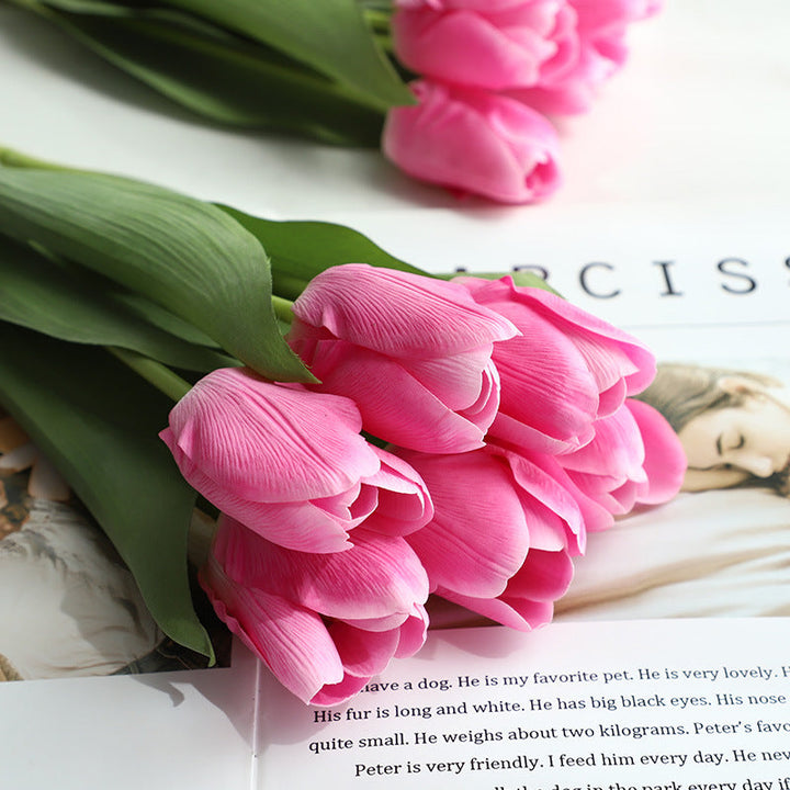 Tulip Artificial Flower Real Touch