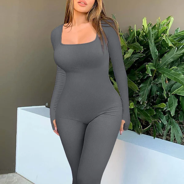 🔥Early Black Friday Sale--Jumpsuit with Tummy ControlPanel