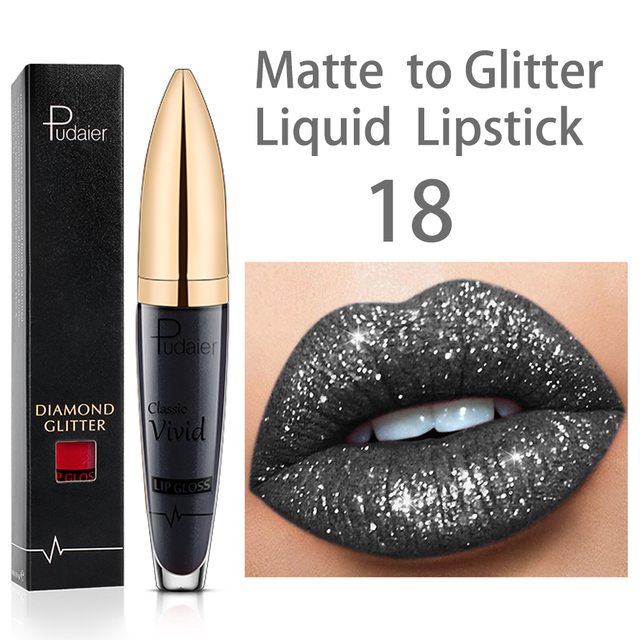 2021 PU LONG LASTING WATERPROOF DIAMOND SHIMMER METALLIC LIPCOLOR