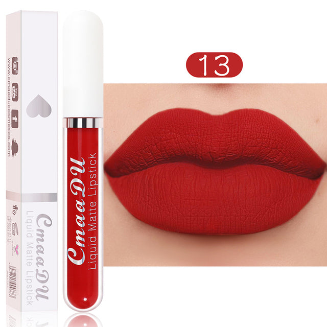 18 Color Waterproof Long Lasting Moist Lip Gloss Plumper Liquid Lipstick