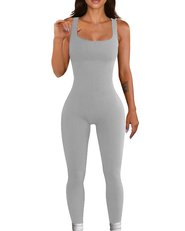 🔥Early Black Friday Sale--Jumpsuit with Tummy ControlPanel