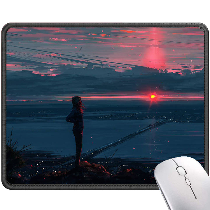 P121 Mouse Pad with Stitched Edge