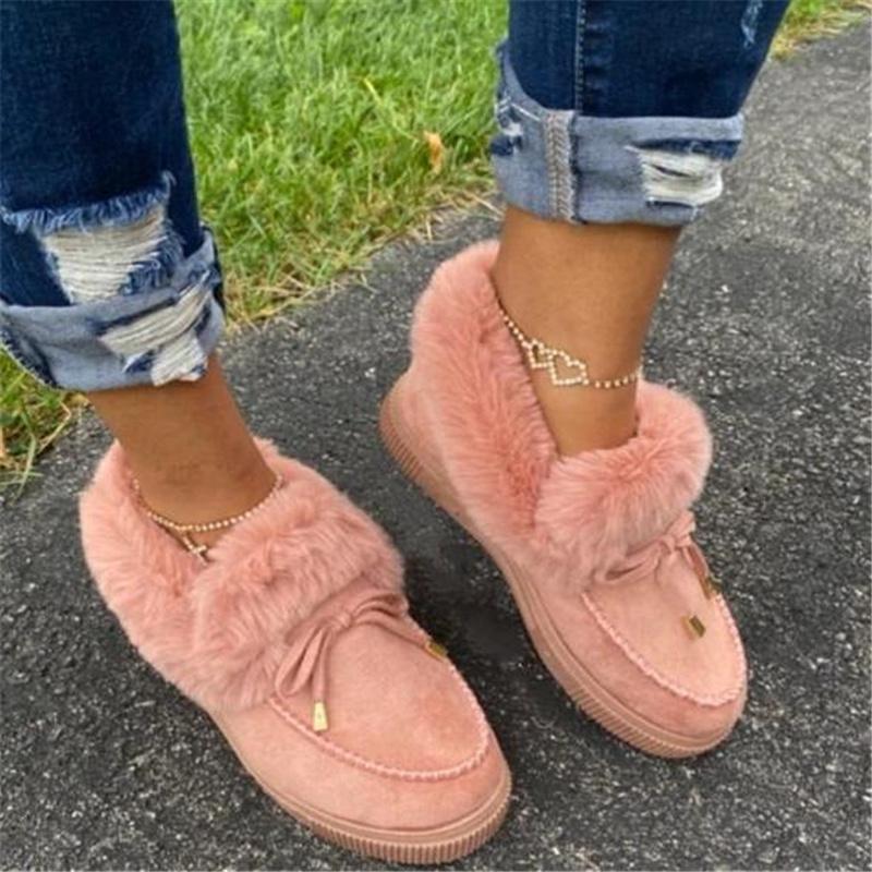 Casual Fashion Bowknot Snow Flats