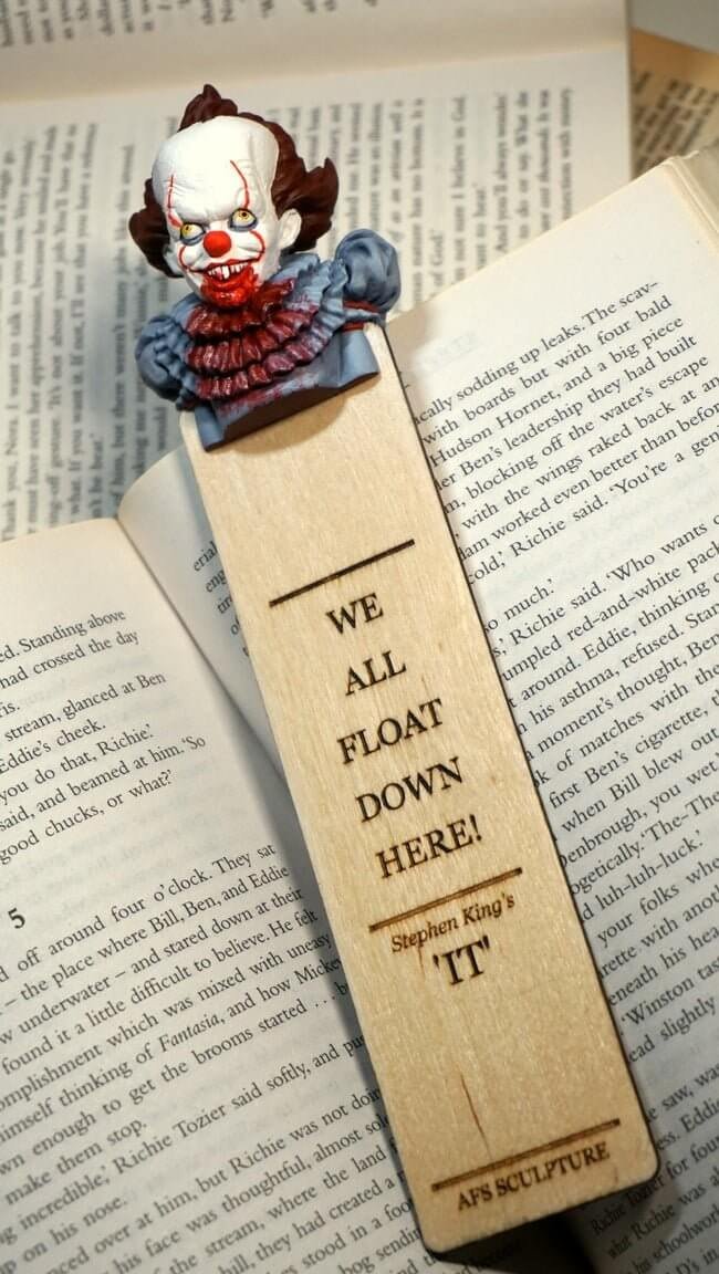 Horror bookmarks the best gift for fans of horror novels