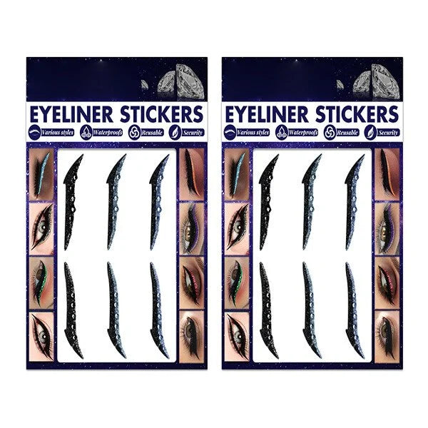 Reusable Eyeliner And Eyelash Stickers