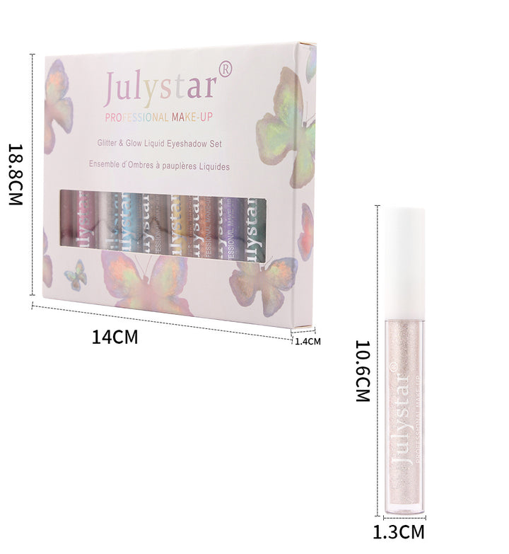 (🔥Mothers Day Sale 50% OFF )-2024 New 10 Colors Liquid Glitter Eyeshadow Set