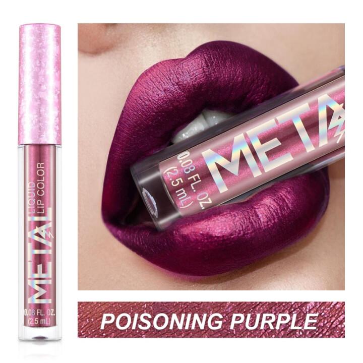 2024 NEW Glitter Metallic Liquid Lipstick Waterproof