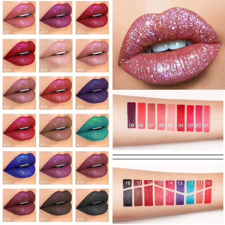 🔥New Year Sale 49% Off - Diamond Shiny Waterproof Lip Gloss🎁