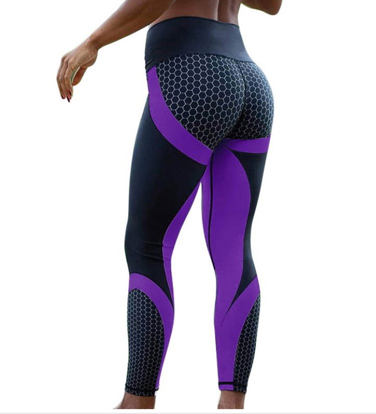 Colorblock Butt Lifting High Waist Sports Leggings