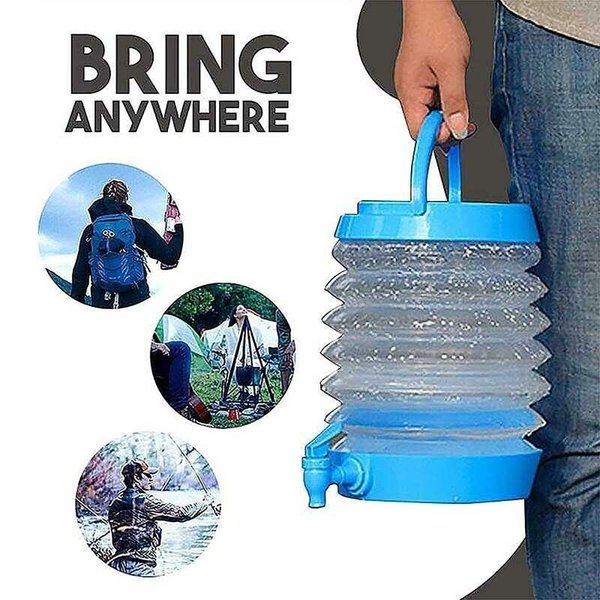 Collapsible Water Container with Spigot