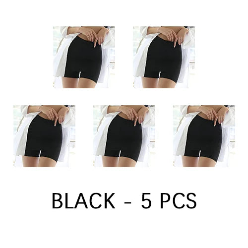 Double layer Front CrotchIce Silk Safety Shorts