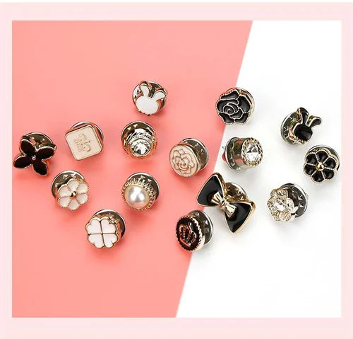 Cute Button Brooches(40 PCS)