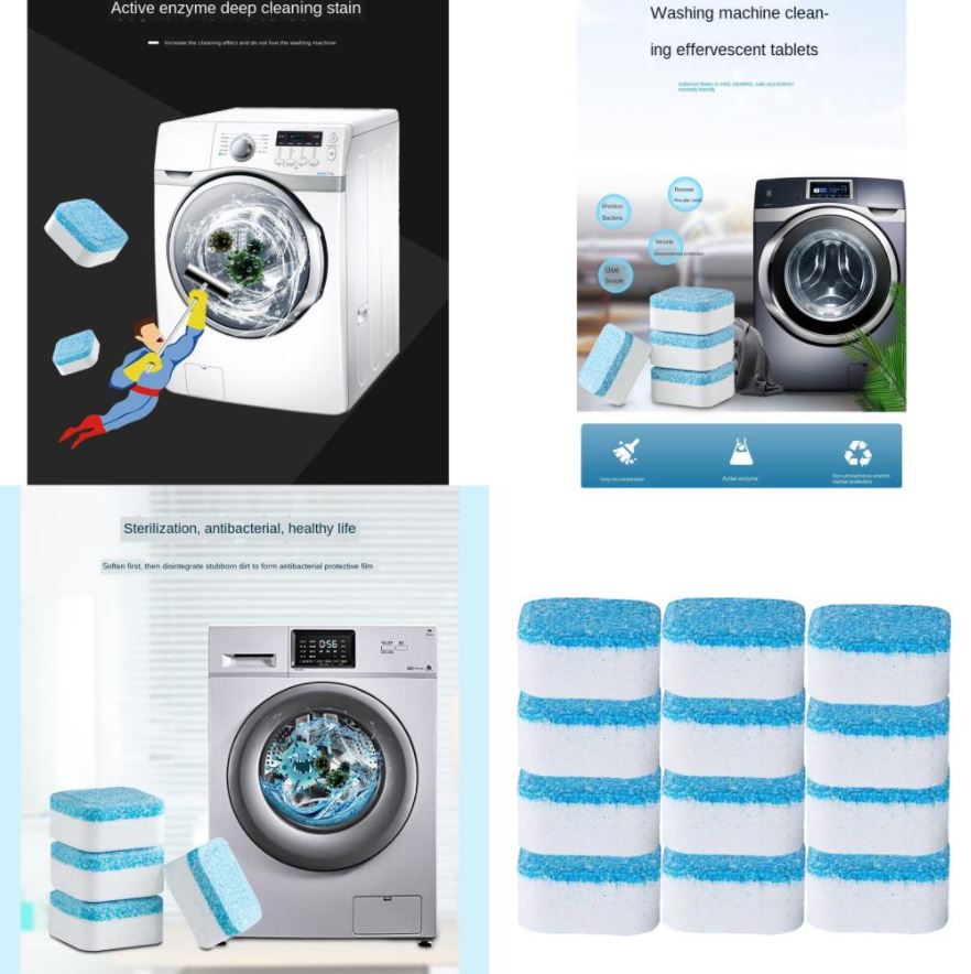 Washing Machine Deep Cleaner tablet Pack Of 12 Pcs