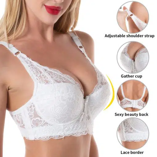 Plus Size Sexy Lace Bra