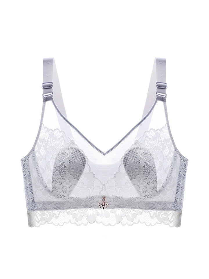 Breathable Lace Rabbit Ear Minimizer Bras