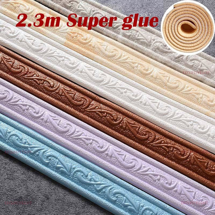 3D Pattern Edge Decoration Mouldings Trim Border Frame