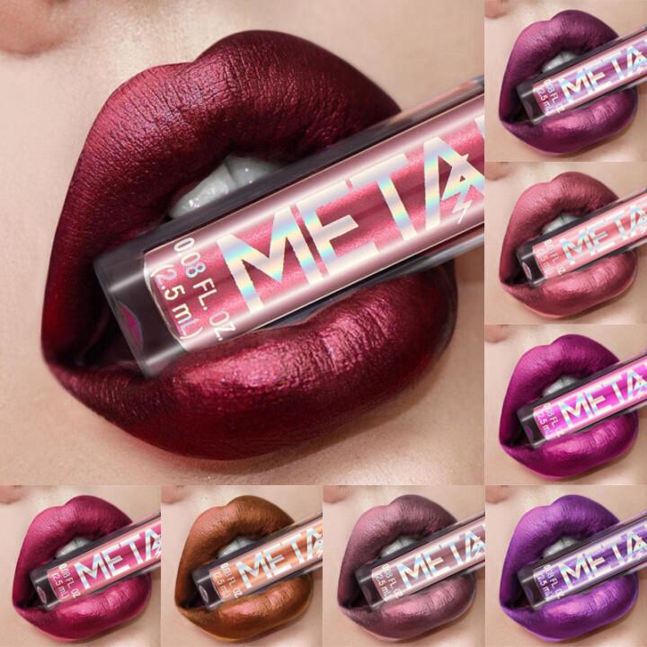 2024 NEW Glitter Metallic Liquid Lipstick Waterproof