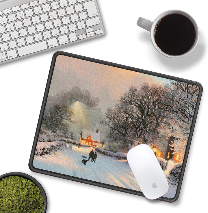 P136 Mouse Pad with Stitched Edge