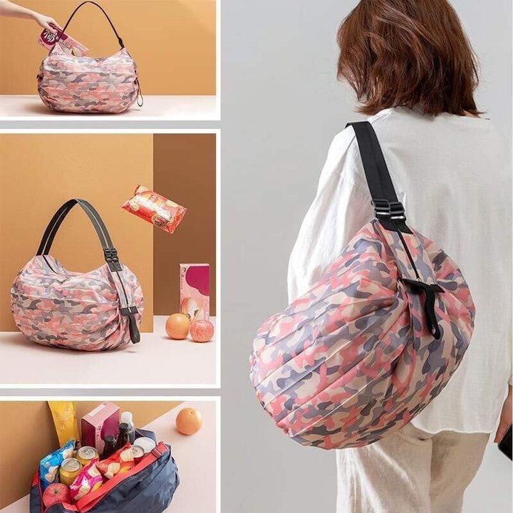 Foldable Travel One shoulder Portable Shopping Bag