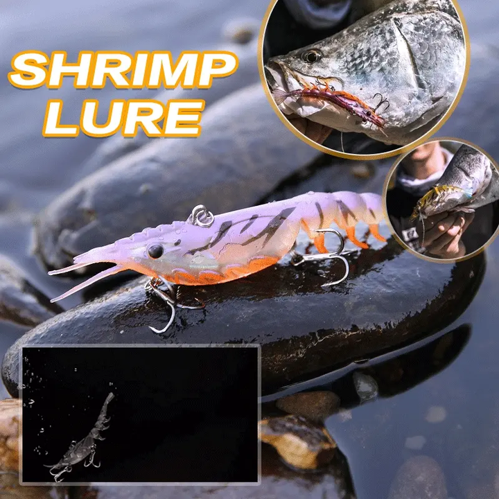 Premium Soft Shrimp Lure with VMC Hook