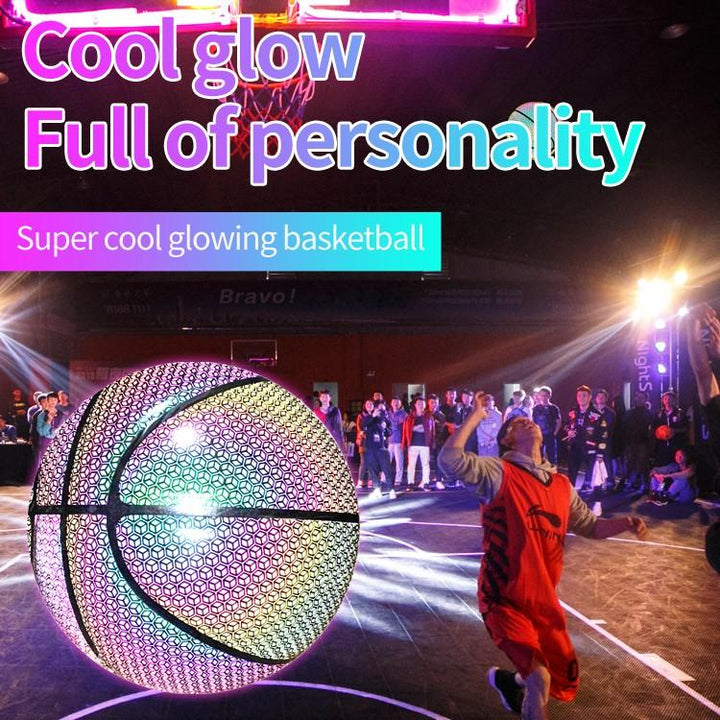 super cool glowing basktetball