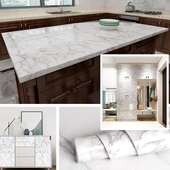 Waterproof Marble Wallpaper Sticker