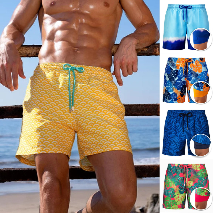 Double layer beach pants