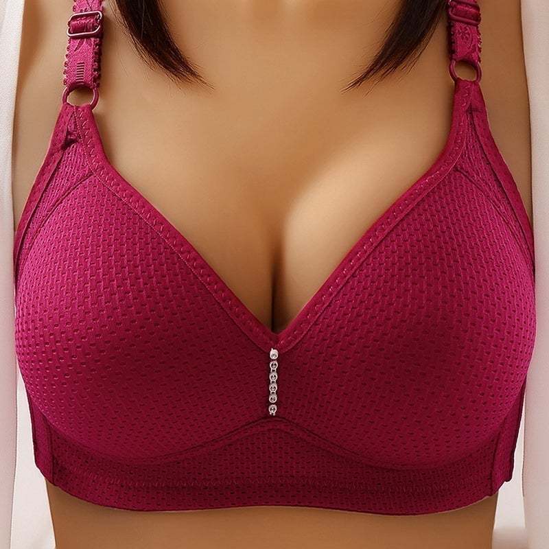 (🎁2024 New Year Hot Sale🎁)🔥Plus Size Bra Women Underwear Wire Free Comfort Soft Breathable🔥