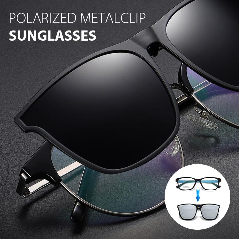 New Polarized Clip on Flip Up Sunglasses